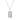 Silver Horse Girl Love Note Necklace