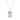 Silver Flower Love Note Necklace