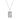 Silver Birds Love Note Necklace